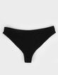 SKY & SPARROW Rib Laceside Bikini Panties image number 2