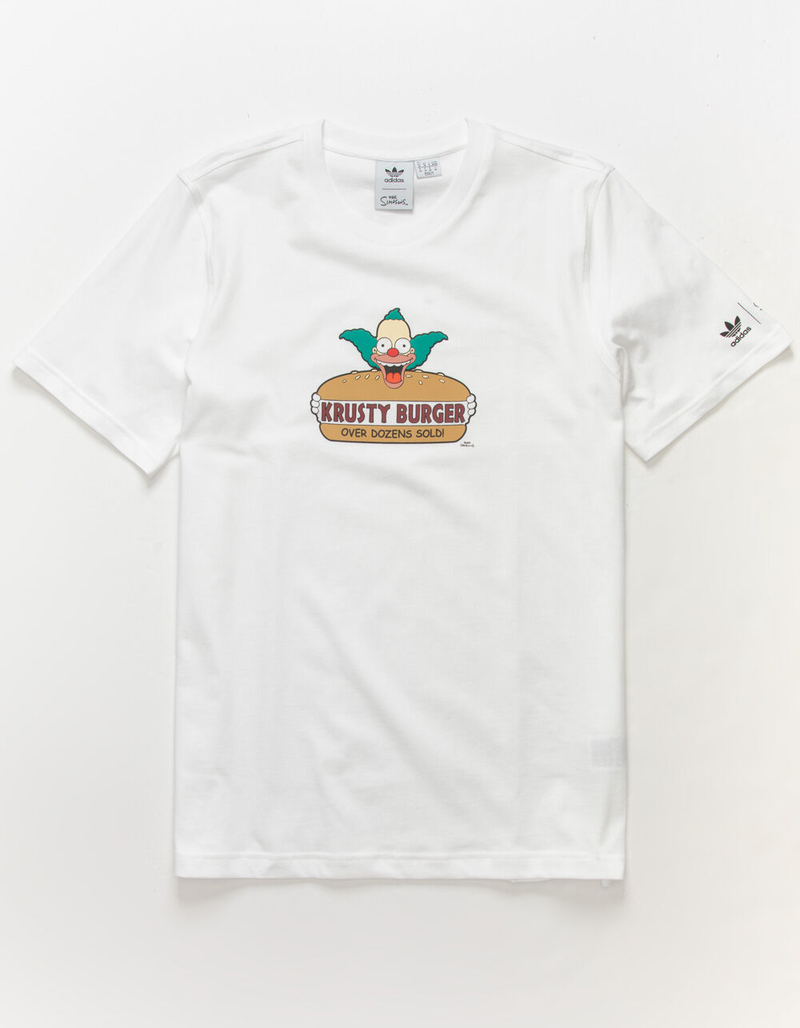 ADIDAS x The Simpsons Krusty Burger Mens T-Shirt image number 0