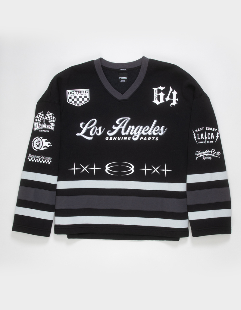 RSQ Hockey Mens Oversized Sweatshirt image number 4