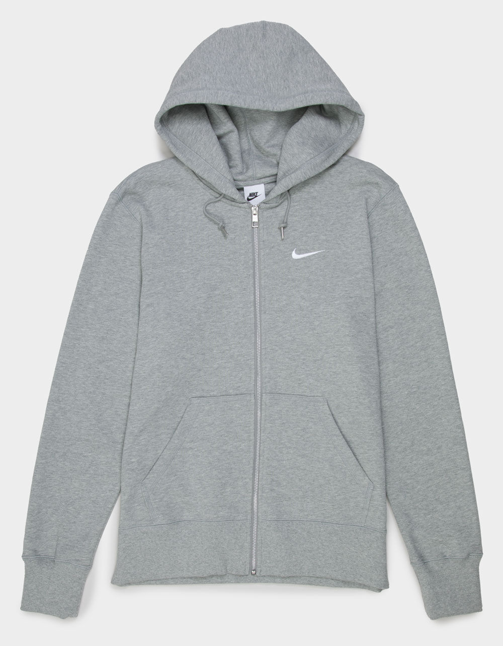 トップス 90s NIKE ZIP UP HOODIE GRAY Vintage Nike '90s Grey Zip-Up Hoodie Sweatshirt | Urban