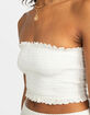ROXY Warm Waters Womens Eyelet Tube Top image number 3