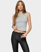 EDIKTED Elliana Side Slit Tank Top image number 1