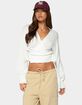 EDIKTED Stella Wrap Knit Cardigan image number 1