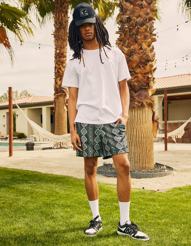 RSQ Mens 6" Mesh Shorts image number 0