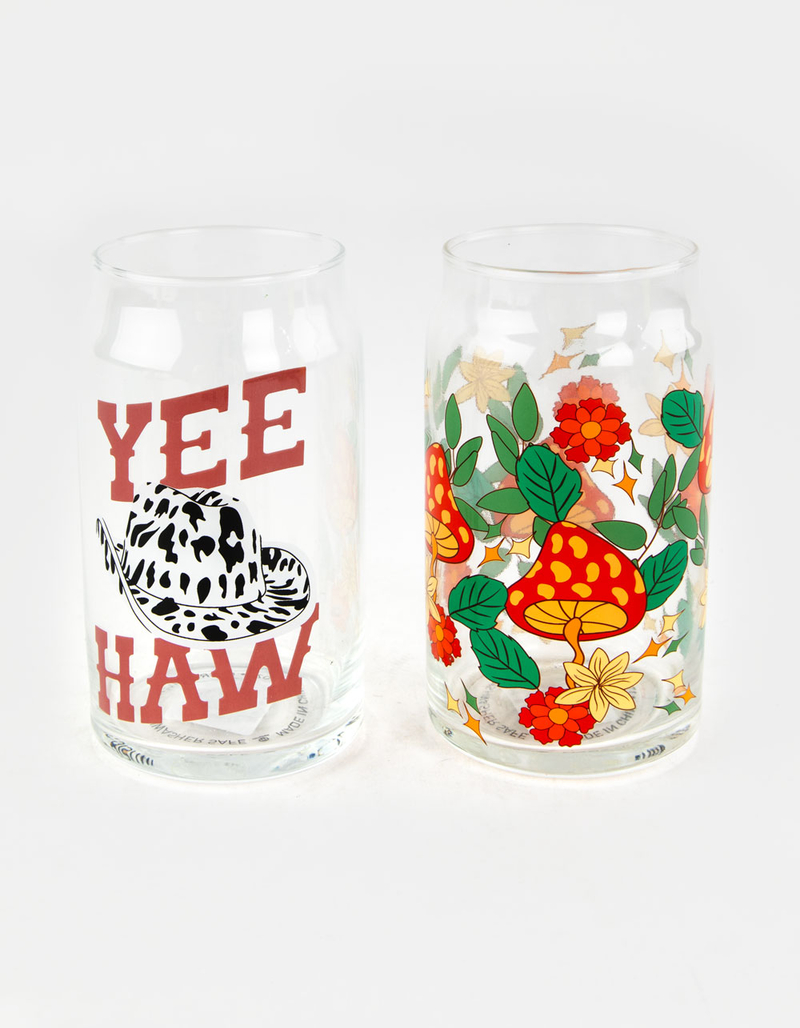 TILLYS HOME Mushroom Graphic Can Glass image number 3