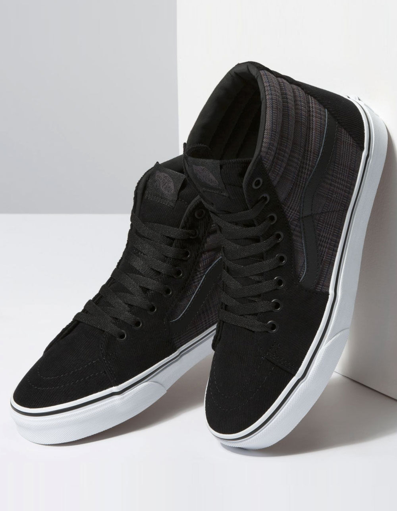 VANS Suiting Sk8-Hi Black & True White Shoes image number 2