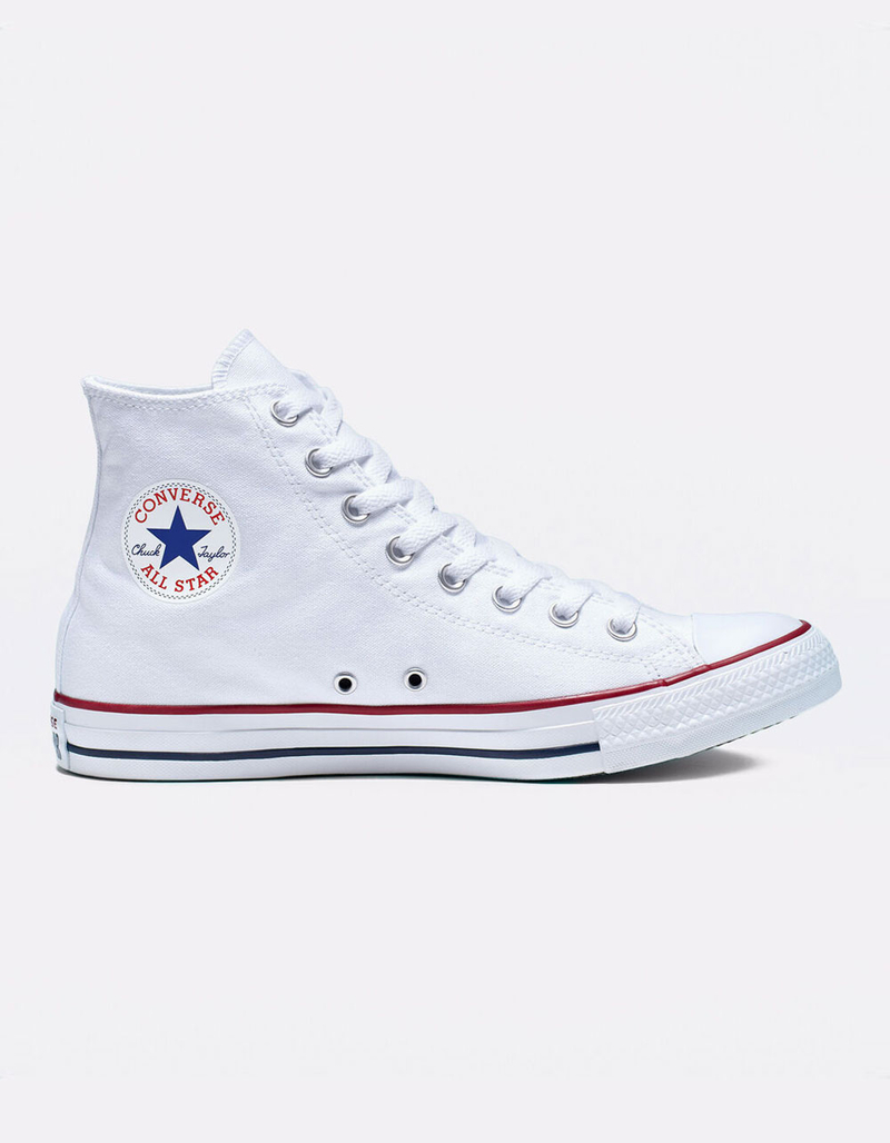 CONVERSE Chuck Taylor All Star White High Top Shoes - WHITE - M8.5 
