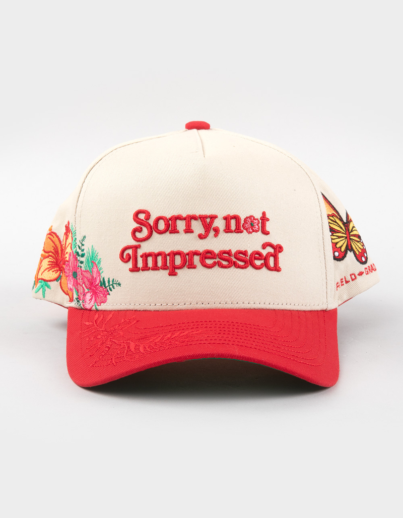 FIELD GRADE Sorry, Not Impressed Snapback Hat image number 1