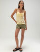 FULL TILT Womens Embroidered Babydoll Top image number 2