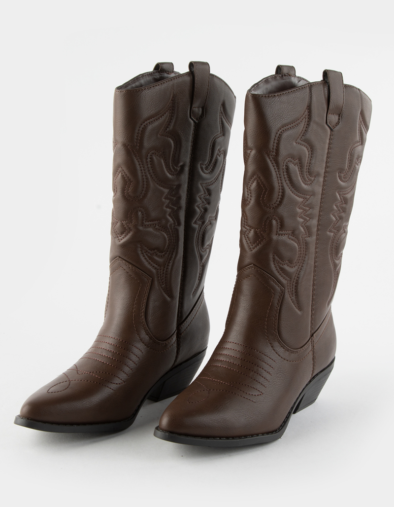 SODA Reno Womens Tall Cowboy Western Boots image number 0