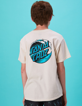 SANTA CRUZ Wave Dot Boys Tee Primary Image