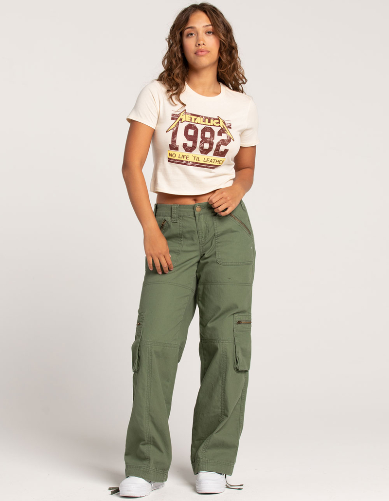 METALLICA 1982 Womens Baby Tee image number 3