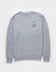 RSQ Mens Growth & Destruction Crewneck Sweatshirt image number 2