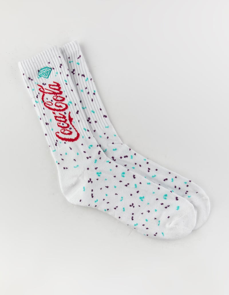 DIAMOND x Coca Cola Paint Splatter Mens Socks image number 0