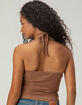 WEST OF MELROSE Hardware Sparkle Womens Halter Top image number 4