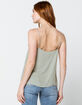 IVY & MAIN Solid Scallop Trim Womens Cami image number 3