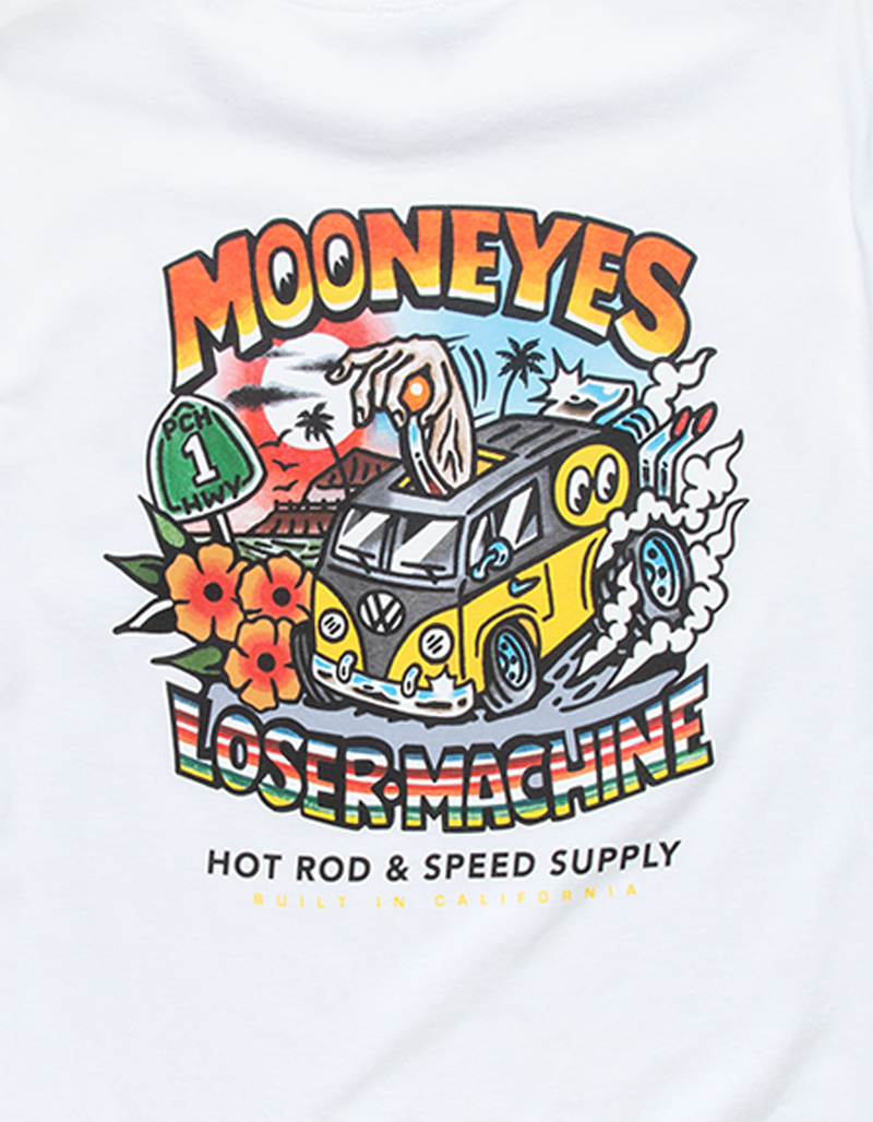 LOSER MACHINE x Mooneyes Pacific Coast Highway Mens Tee image number 2