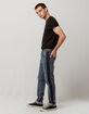 RSQ Seattle Side Contrast Mens Skinny Taper Jeans image number 2