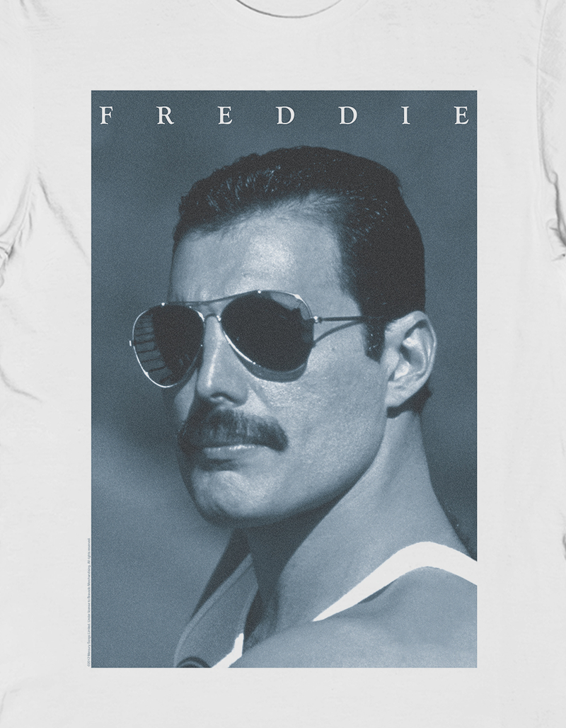 QUEEN Freddie Mercury Blue Unisex Tee image number 1