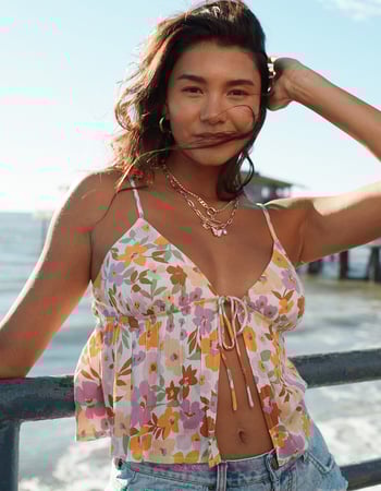 BILLABONG Happy Day Flyaway Womens Top BILLABONG Happy Day Flyaway Womens Top Primary Image
