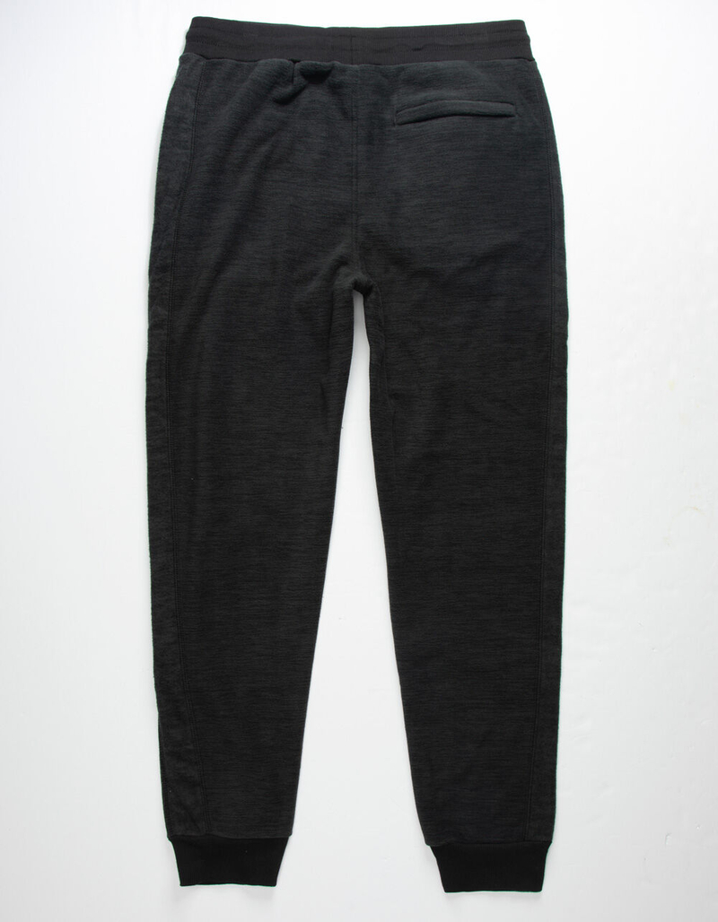 VECTION Polar Fleece Black Mens Jogger Sweatpants image number 1