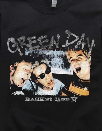 GREEN DAY Basket Case Distressed Unisex Crewneck Sweatshirt Alternative Image