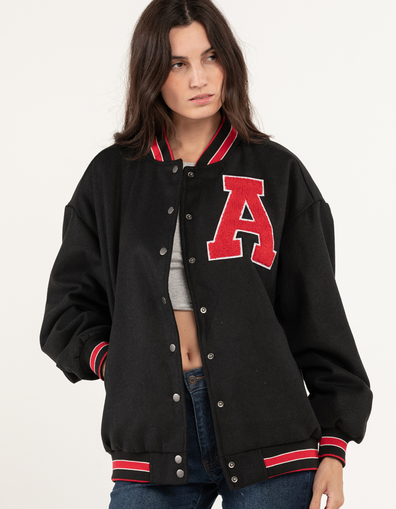 RSQ Womens Varsity Letterman Jacket image number 3