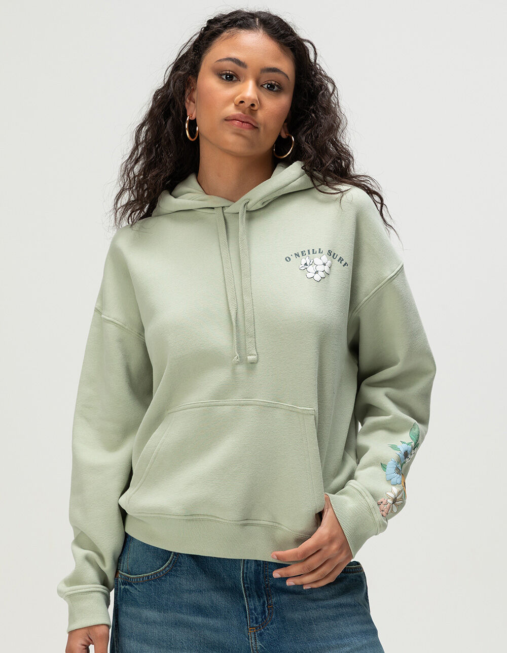 O'NEILL Petal Womens Relaxed Hoodie - SAGE | Tillys