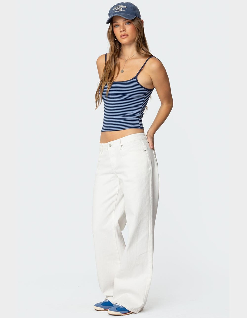 EDIKTED Miller Striped Tank Top image number 3
