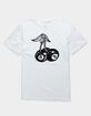 CHERRIES 8 Ball Distressed Unisex Tee image number 1