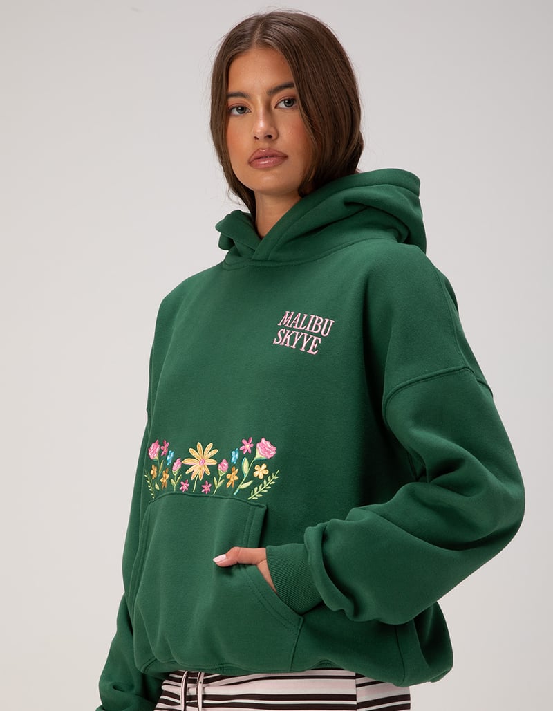 MALIBU SKYYE Flower Womens Hoodie image number 2