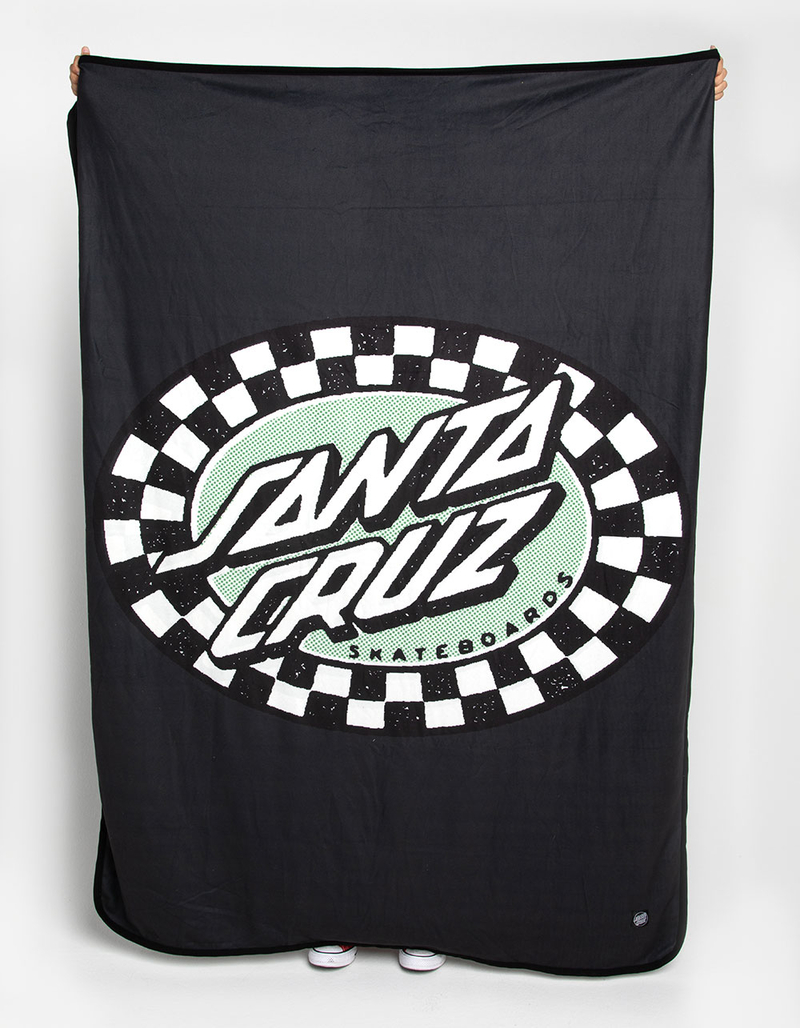 SANTA CRUZ x Tillys Oval Polar Fleece Blanket image number 0