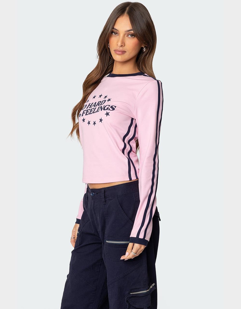 EDIKTED No Hard Feelings Long Sleeve Tee image number 2