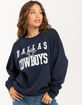NFL Dallas Cowboys Embroidered Womens Crewneck Sweatshirt image number 1