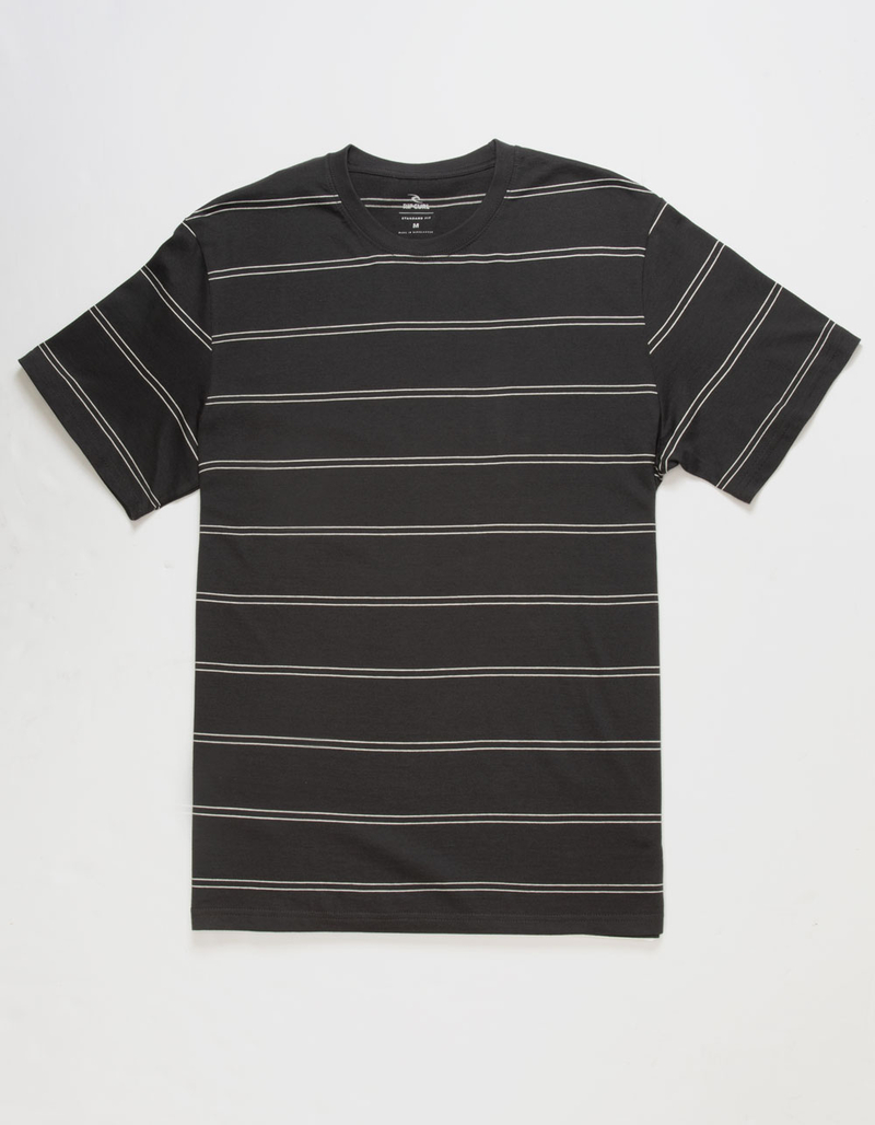 RIP CURL Plain Stripe Mens Tee image number 0