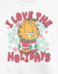 GARFIELD Love Holidays Snowflakes Unisex Crewneck Sweatshirt image number 2