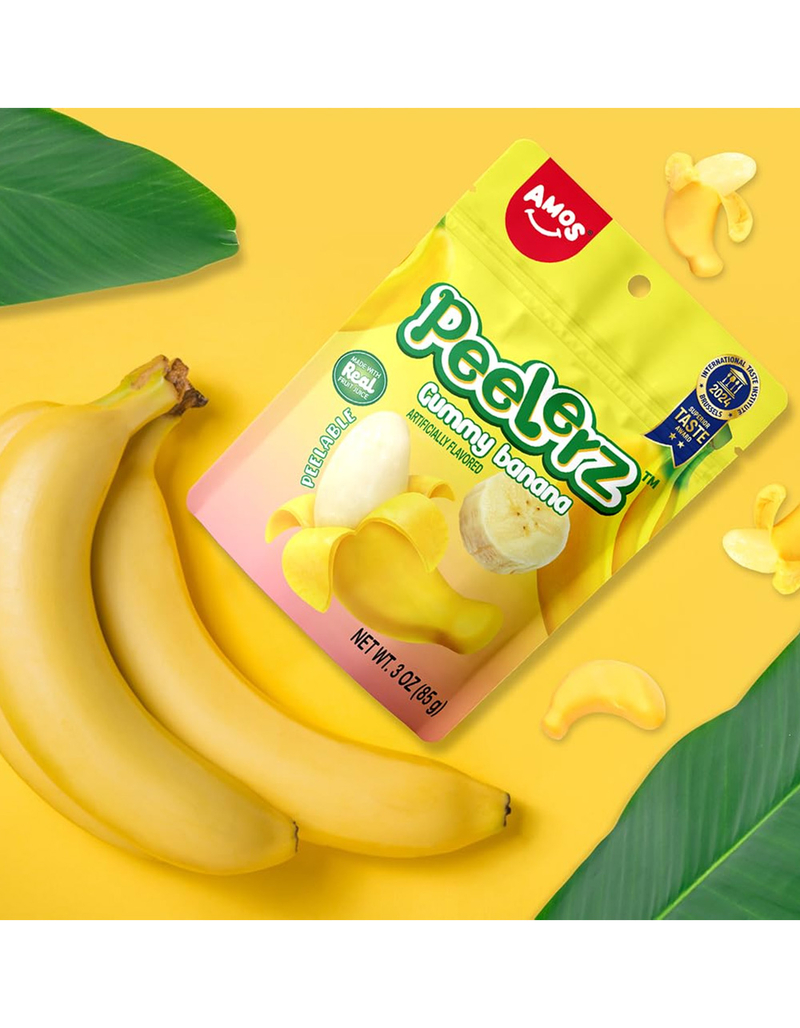 PEELERZ Peelable Banana Gummy Candy image number 2