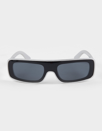RSQ Flat Rectangle Shield Sunglasses Alternative Image