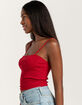 FULL TILT Ribbon Womens Rib Cami image number 3