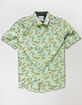 BIRCH BLACK Bananas Mens Button Up Shirt image number 1