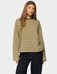 EDIKTED Jodie Oversized Striped Long Sleeve Top image number 1