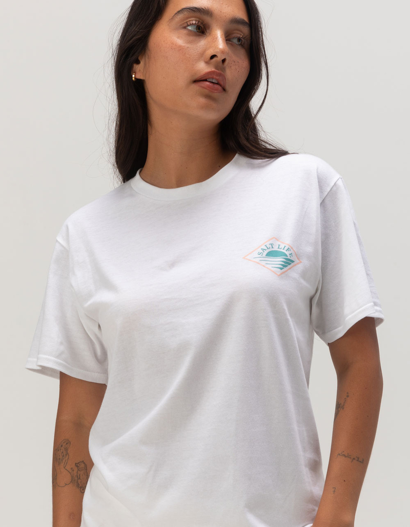 SALT LIFE Retro Tropics Womens Tee image number 1