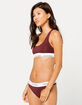 CALVIN KLEIN Maroon Bralette image number 4