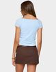 EDIKTED Marina Raglan Stripey Tee image number 3