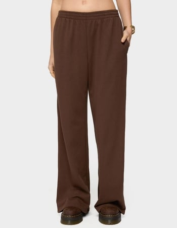 EDIKTED Binah Wide Leg Terry Sweatpants Primary Image
