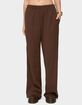 EDIKTED Binah Wide Leg Terry Sweatpants image number 1