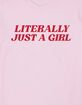 GIRL Just A Girl Unisex Tee image number 2