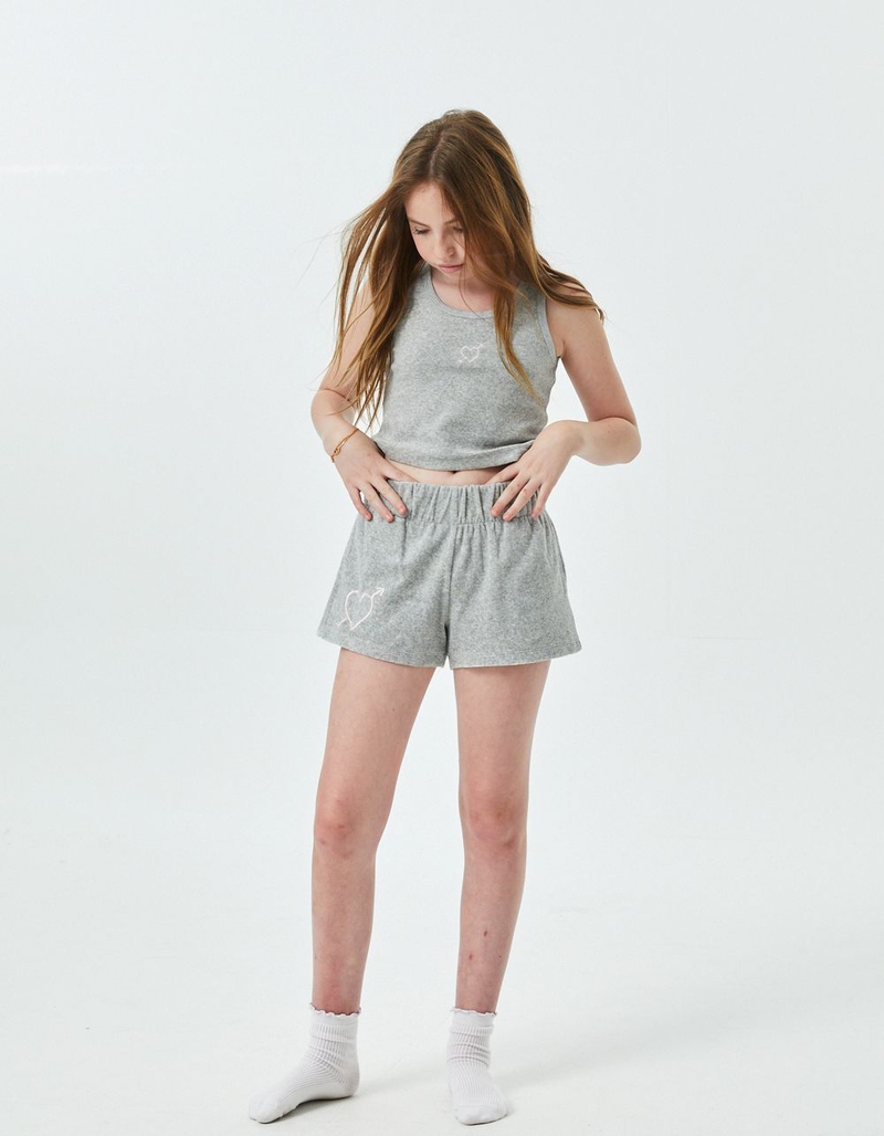 THEME NYC Emma With Heart & Arrow Girls Terry Tank image number 0