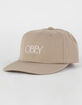 OBEY Basque 6 Panel Mens Strapback Hat image number 1