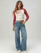 SALTY CREW No Slack Shack Womens Long Sleeve Raglan Tee image number 2